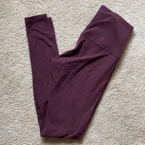 Lululemon high rise soft cotton leggings